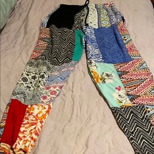 QUILTED HIPPIE PANTS